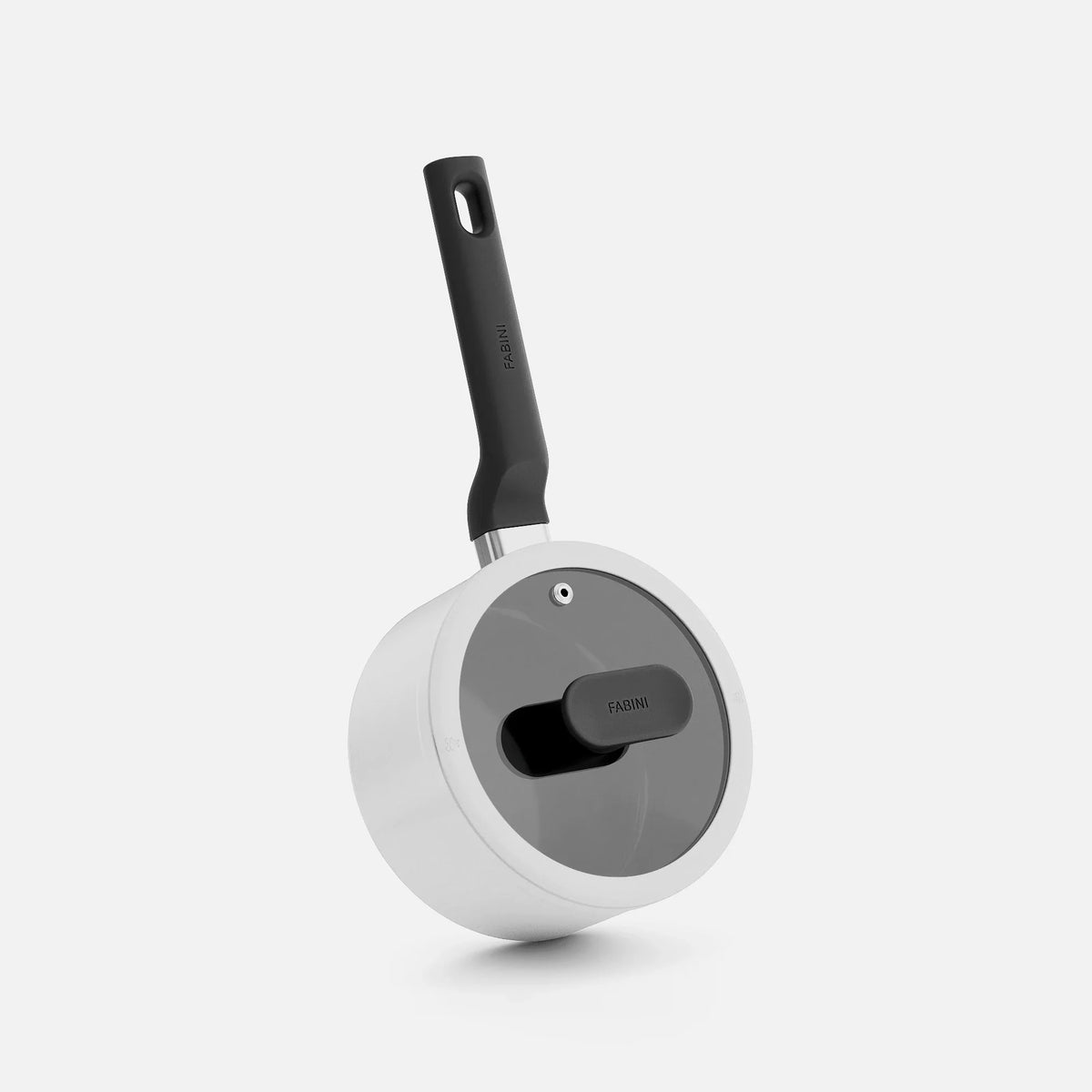 Rondel Meda 5.0 Economy, ø 16 cm (1,2 l) - Rondel z nieprzywierającą powłoką ceramiczną z pokrywką, kolor kremowy