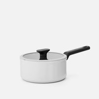 Rondel Meda 5.0 Economy, ø 20 cm (2,4 l) - Rondel z nieprzywierającą powłoką ceramiczną z pokrywką, kolor kremowy