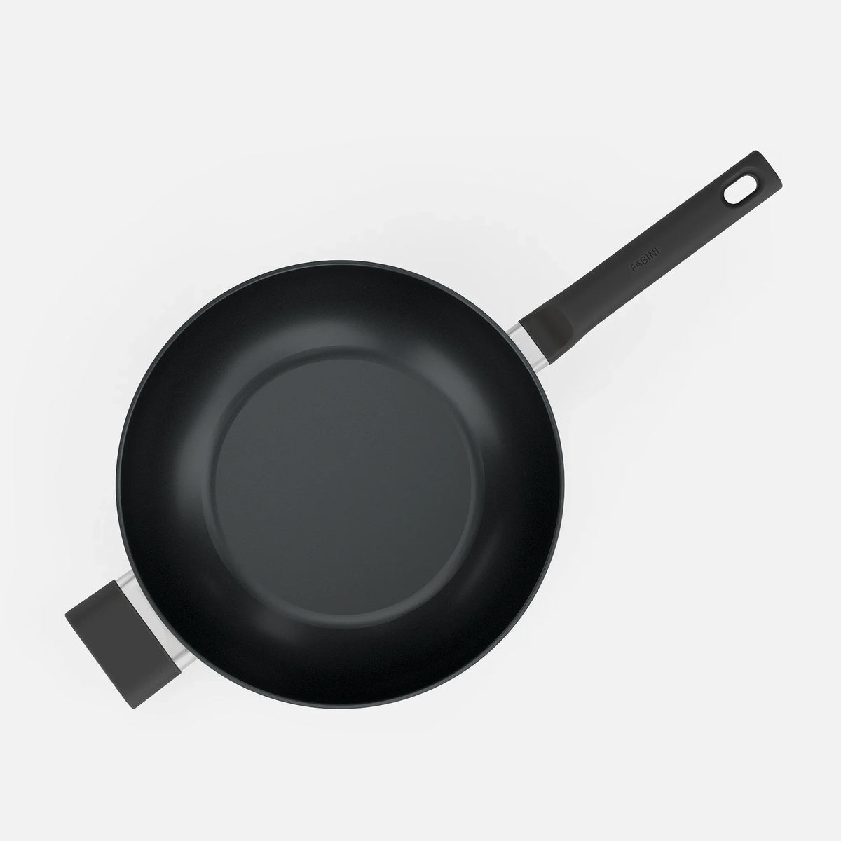 Patelnia wok Meda 5.0 Economy, ø 28 cm - Patelnia z nieprzywierającą powłoką ceramiczną z pokrywką, kolor czarny
