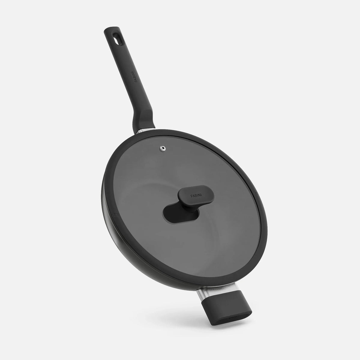 Patelnia wok Meda 5.0 Economy, ø 28 cm - Patelnia z nieprzywierającą powłoką ceramiczną z pokrywką, kolor czarny