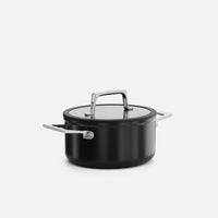 Garnek Meda 5.0 Pro, ø 20 cm (2,6 l) - Garnek z nieprzywierającą powłoką ceramiczną z pokrywką, kolor czarny