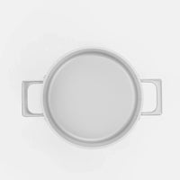 Zestaw naczyń Meda 5.0 Pro, 8 części - Naczynia z nieprzywierającą powłoką ceramiczną, kolor jasnoszary