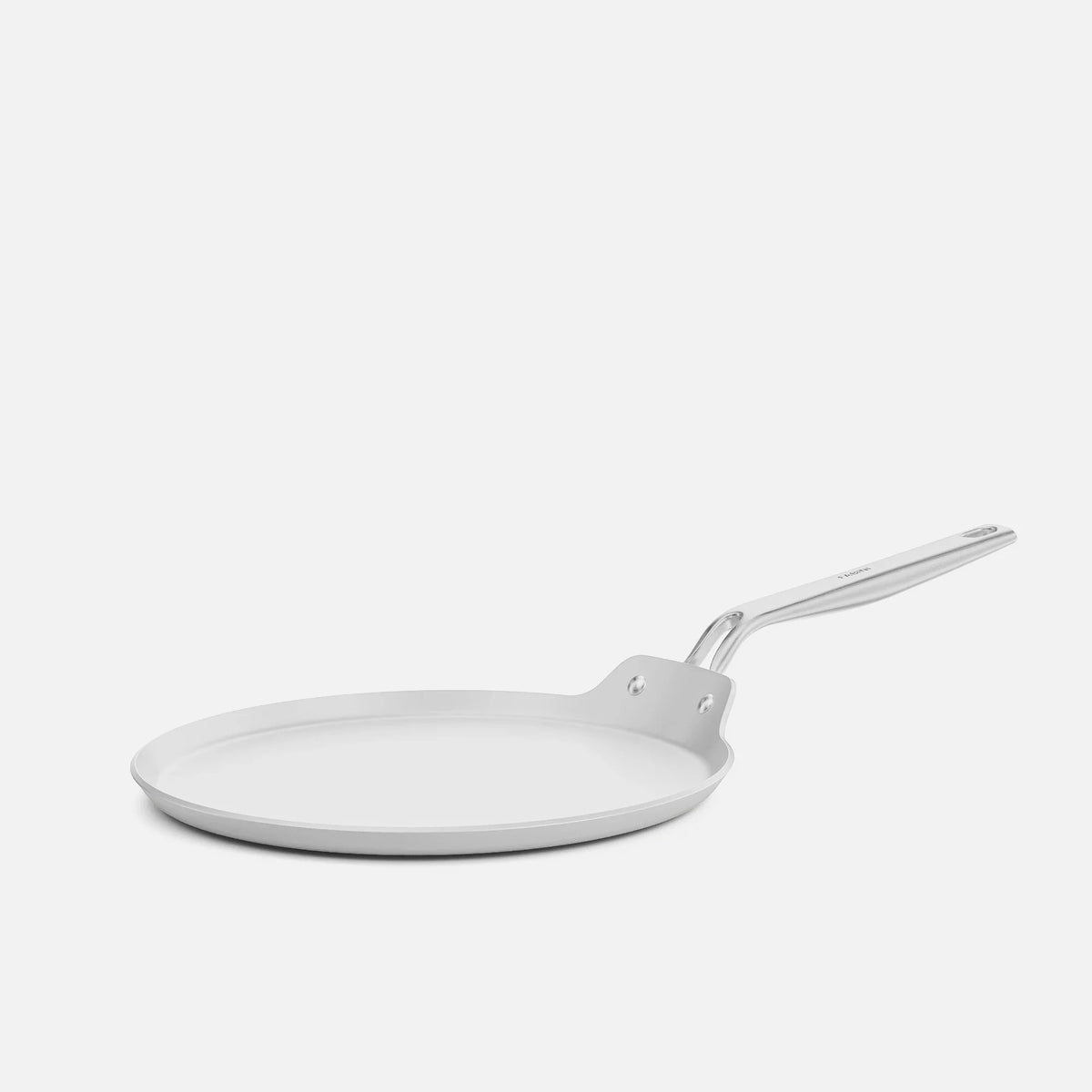 Patelnia do naleśników Meda 5.0 Pro, ø 28 cm - Patelnia z nieprzywierającą powłoką ceramiczną bez pokrywki, kolor jasnoszary