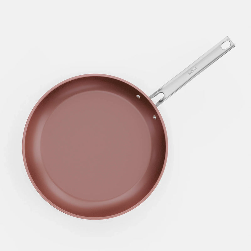 Patelnia Meda 5.0 Pro, ø 30 cm - Patelnia z nieprzywierającą powłoką ceramiczną bez pokrywki, kolor brzoskwiniowy