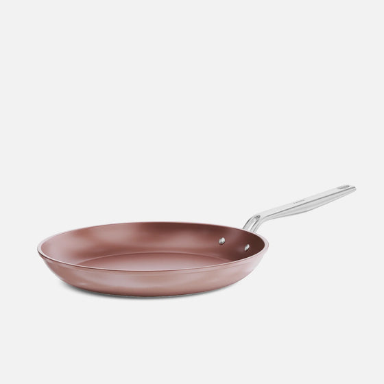 Patelnia Meda 5.0 Pro, ø 30 cm - Patelnia z nieprzywierającą powłoką ceramiczną bez pokrywki, kolor brzoskwiniowy