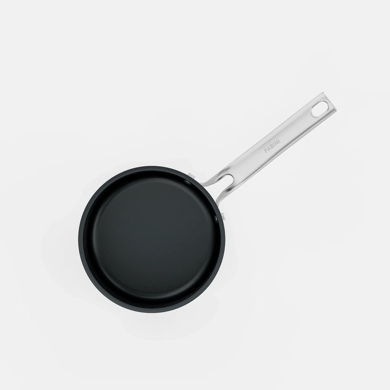 Rondel Meda 5.0 Pro, ø 16 cm (1,2 l) - Rondel z nieprzywierającą powłoką ceramiczną z pokrywką, kolor czarny