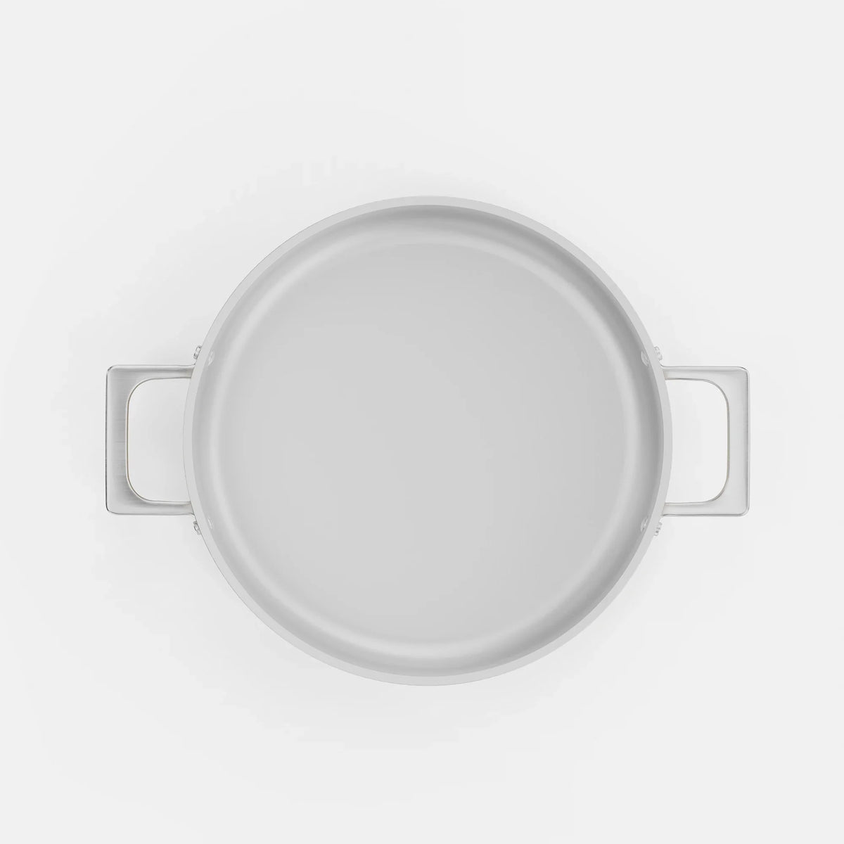 Patelnia do serwowania Meda 5.0 Pro, ø 28 cm - Patelnia z nieprzywierającą powłoką ceramiczną z pokrywką, kolor jasnoszary