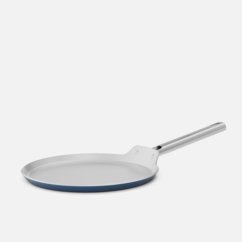 Patelnia do naleśników Meda 5.0 Standard, ø 28 cm - Patelnia z nieprzywierającą powłoką ceramiczną bez pokrywki, kolor niebieski