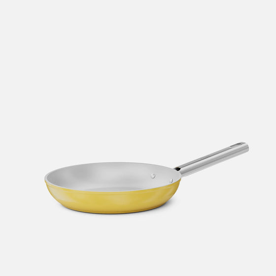 Patelnia Meda 5.0 Standard, ø 24 cm - Patelnia z nieprzywierającą powłoką ceramiczną bez pokrywki, kolor żółty