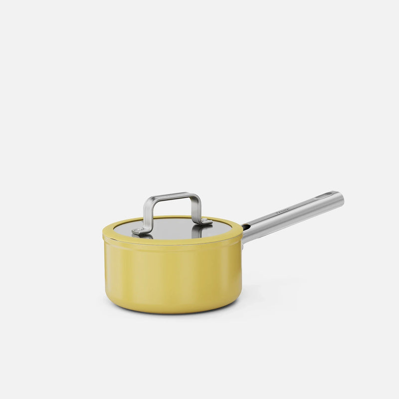 Rondel Meda 5.0 Standard, ø 16 cm (1,2 l) - Rondel z nieprzywierającą powłoką ceramiczną z pokrywką, kolor żółty