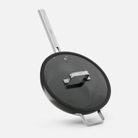Patelnia wok Meda 5.0 Standard, ø 28 cm - Patelnia z nieprzywierającą powłoką ceramiczną z pokrywką, kolor czarny