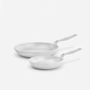 Zestaw patelni Meda 5.0 Pro, ø 20 cm + ø 26 cm, 2 części - Patelnie z nieprzywierającą powłoką ceramiczną, kolor jasnoszary