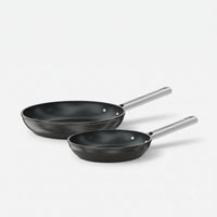 Zestaw patelni Meda 5.0 Standard, ø 20 cm + ø 26 cm, 2 części - Patelnie z nieprzywierającą powłoką ceramiczną, kolor czarny
