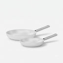Zestaw patelni Meda 5.0 Standard, ø 20 cm + ø 26 cm, 2 części - Patelnie z nieprzywierającą powłoką ceramiczną, kolor kremowy