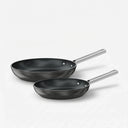 Zestaw patelni Meda 5.0 Standard, ø 24 cm + ø 28 cm, 2 części - Patelnie z nieprzywierającą powłoką ceramiczną, kolor czarny