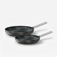 Zestaw patelni Meda 5.0 Standard, ø 24 cm + ø 28 cm, 2 części - Patelnie z nieprzywierającą powłoką ceramiczną, kolor czarny