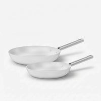Zestaw patelni Meda 5.0 Standard, ø 24 cm + ø 28 cm, 2 części - Patelnie z nieprzywierającą powłoką ceramiczną, kolor kremowy