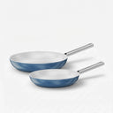 Zestaw patelni Meda 5.0 Standard, ø 24 cm + ø 28 cm, 2 części - Patelnie z nieprzywierającą powłoką ceramiczną, kolor niebieski